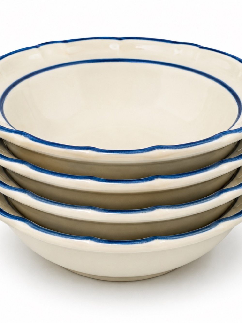 Set of 4 Hearthside Cumberland Brambleberry Stoneware Soup Bowls Japan